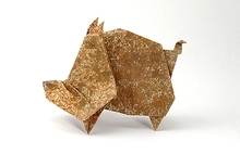 Origami Wild Boar by Do Tri Khai on giladorigami.com