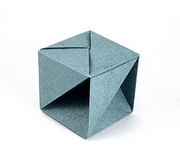 Origami One third cube by Jun Maekawa on giladorigami.com