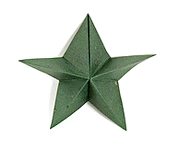Origami Silver star by Jun Maekawa on giladorigami.com