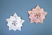 Origami Sakura star by David Martinez on giladorigami.com