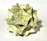 Origami Gemini by David Mitchell on giladorigami.com