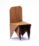 Origami Chair by John Montroll on giladorigami.com