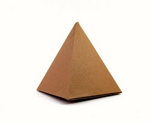 Origami Tetrahedron by John Montroll on giladorigami.com