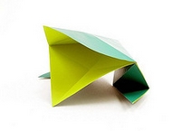 Origami Frog with a big mouth by Robert Neale on giladorigami.com