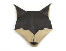 Origami Fox head by Evan Zodl on giladorigami.com