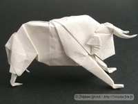 Origami Bull by Neal Elias on giladorigami.com