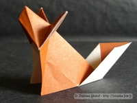 Origami Fox by Peterpaul Forcher on giladorigami.com