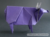 Origami Cow by Jun Maekawa on giladorigami.com