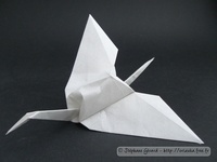 Origami Crane - transformed by Jun Maekawa on giladorigami.com