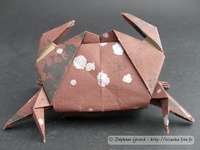 Origami Manju crab by Jun Maekawa on giladorigami.com