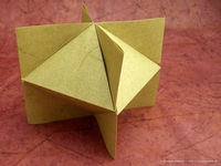 Origami Octahedron by Jun Maekawa on giladorigami.com