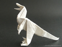 Origami Deinonychus by Stephen O