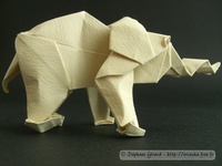 Origami Elephant by Akira Yoshizawa on giladorigami.com