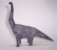 Origami Brachiosaurus by Fernando Gilgado Gomez on giladorigami.com