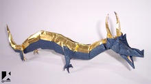Origami Dragon - Eastern by Fernando Gilgado Gomez on giladorigami.com