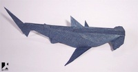Origami Hammerhead shark by Fernando Gilgado Gomez on giladorigami.com