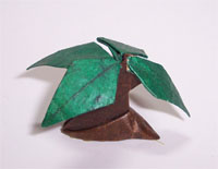 Origami Jurassic plant by Fernando Gilgado Gomez on giladorigami.com