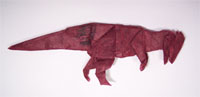 Origami Pachycephalosaurus by Fernando Gilgado Gomez on giladorigami.com