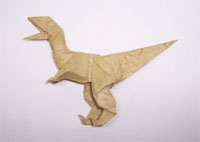 Origami Velociraptor by Fernando Gilgado Gomez on giladorigami.com