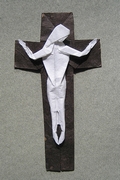 Origami Crucifix by Neal Elias on giladorigami.com