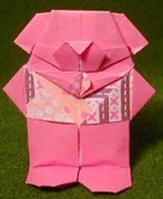 Origami Teddy bear by Robin Glynn on giladorigami.com