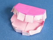 Origami Teeth by Robin Glynn on giladorigami.com