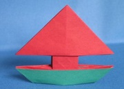 Origami Yacht by Robin Glynn on giladorigami.com