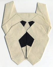 Origami Dog envelope by Michel Grand on giladorigami.com