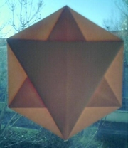 Origami X ray hex-star envelope by Michel Grand on giladorigami.com