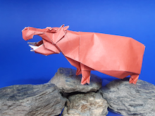Origami Hippopotamus by Yoo Tae Yong on giladorigami.com
