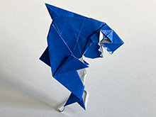 Origami Shark by Wei Lin Chen on giladorigami.com