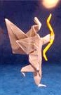 Origami Cupid by Paul Hanson on giladorigami.com