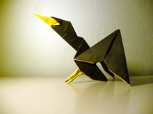 Origami Cormorant by Andrew Hudson on giladorigami.com