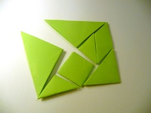 Origami Tangram by Andrew Hudson on giladorigami.com