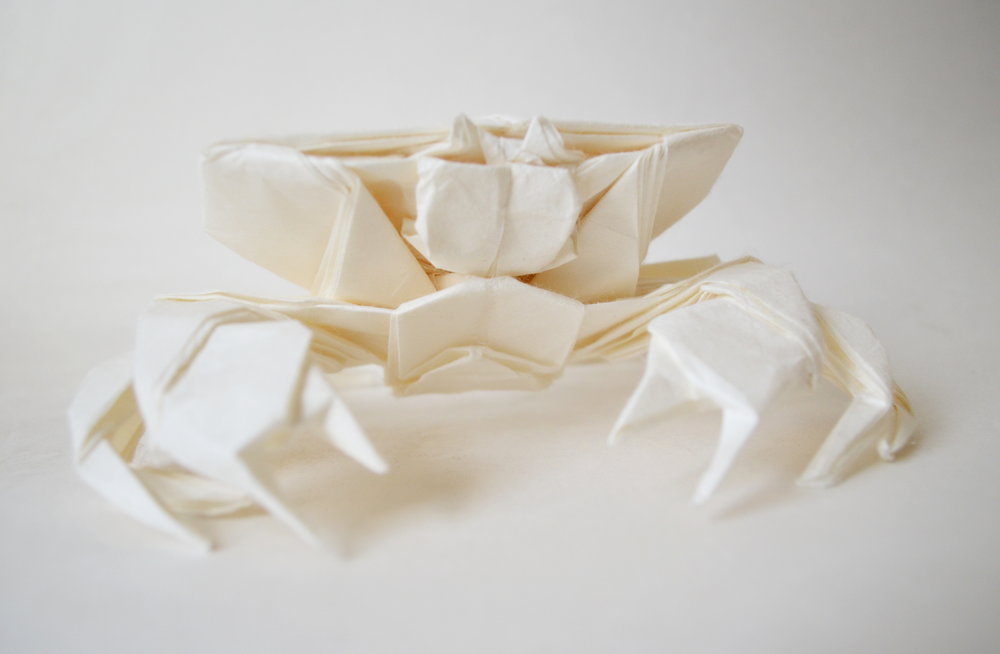 Origami Cungeness crab by Joseph Hwang on giladorigami.com