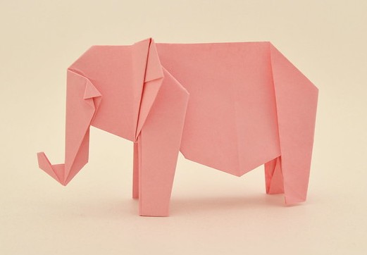 Origami Elephant by Joseph Hwang on giladorigami.com