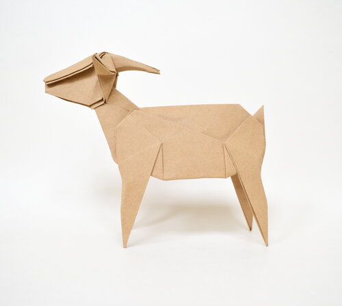 Origami Goat by Joseph Hwang on giladorigami.com