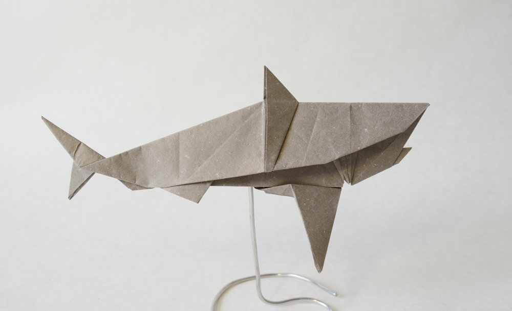Origami Great white shark by Joseph Hwang on giladorigami.com