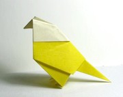Origami Little bird by Akiko Ishikawa on giladorigami.com