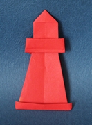 Origami Lighthouse by Milada Bla