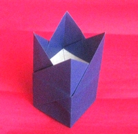 Origami Rook box by Jorge E. Jaramillo on giladorigami.com