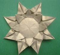 Origami Star within star by Jorge E. Jaramillo on giladorigami.com