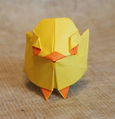 Origami Chick by Kobayashi Hiroaki on giladorigami.com