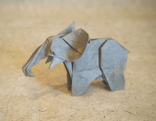 Origami Elephant by Gen Hagiwara on giladorigami.com