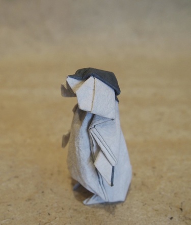 Origami Penguin chick by Satoshi Kamiya on giladorigami.com