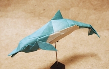 Origami Dolphin by Fumiaki Kawahata on giladorigami.com