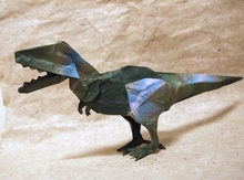 Origami Tyrannosaurus Rex 2015 by Fumiaki Kawahata on giladorigami.com