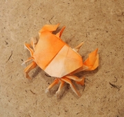 Origami Shore crab by Hideo Komatsu on giladorigami.com