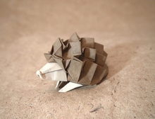 Origami Hedgehog by Javier Dominguez Perez on giladorigami.com