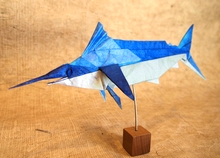 Origami Marlin by Kashiwamura Takuro on giladorigami.com